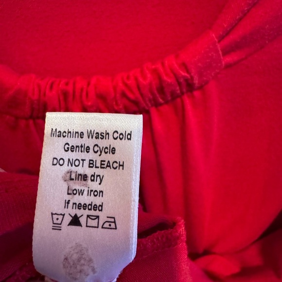 Coldwater Creek Red Women’s Plus Long Sleeve Crew Neck T-Shirt Sz 3X - Picture 5 of 8